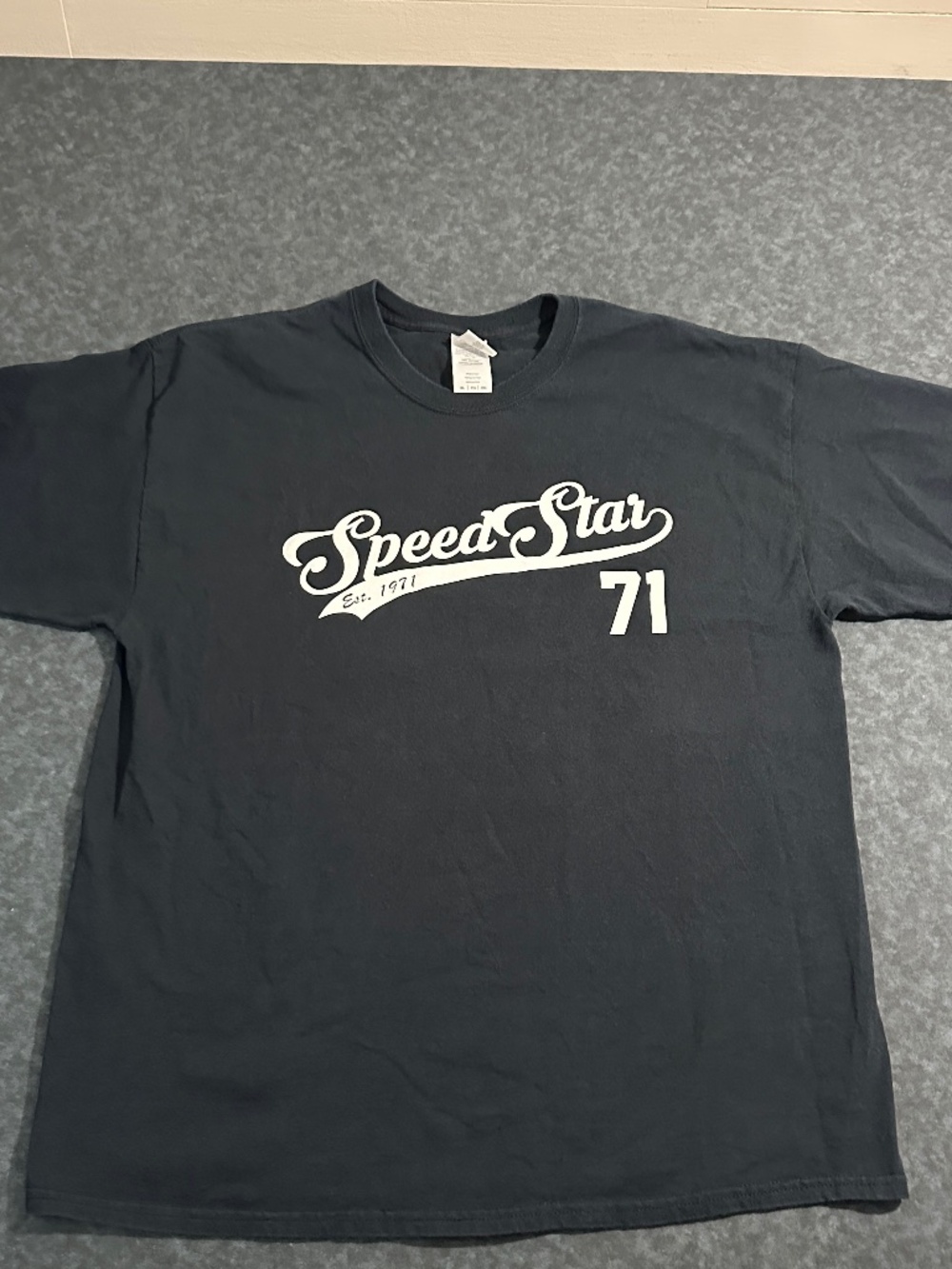 Speed Star SSR 1971 Japan Graphic Black T Shirt Size XL